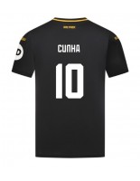 Moške Nogometnih dresov Wolves Matheus Cunha #10 Gostujoči 2024-25 Kratki rokavi